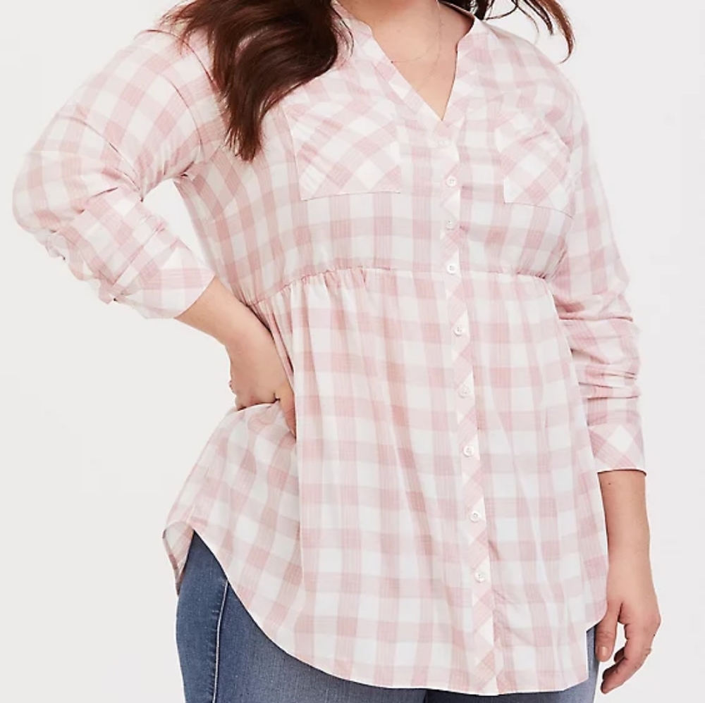 Torrid plaid babydoll